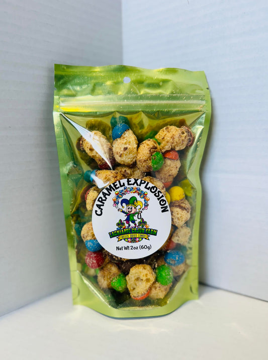 Caramel MM Explosion Freeze Dried Candy